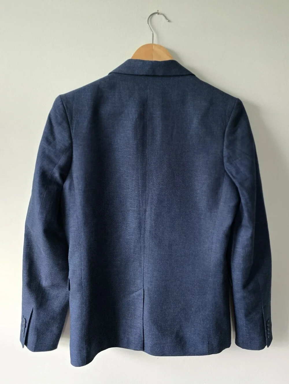 Boys H&M Navy Textured Blazer